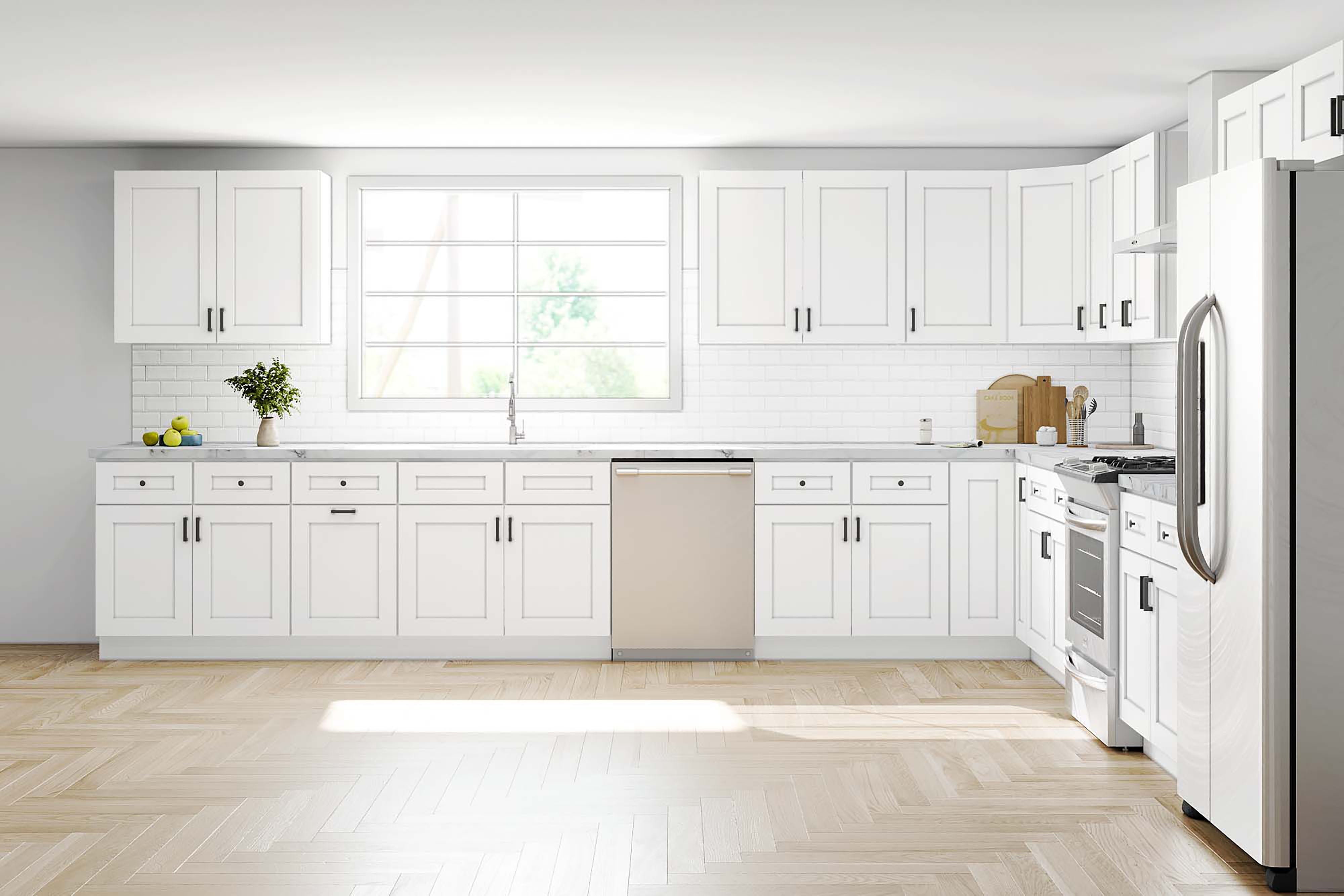 15 X 15 J&K White Shaker Kitchen